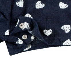 Combinaison Courte Imprimé Coeurs Pour Bébé Fille -Orchestra HB00V5 BLF 3 X