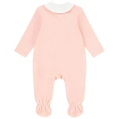 Dors-bien En Velours Col Claudine Et Broderies Pour Bébé Fille -Orchestra HB00V8 ROC 2 X