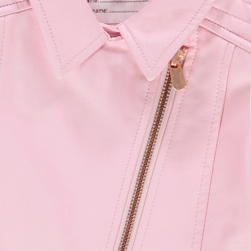 Perfecto En Simili Cuir Rose Avec Poches Zippées 4 Perfecto En Simili Cuir Rose Avec Poches Zippées – Image 4