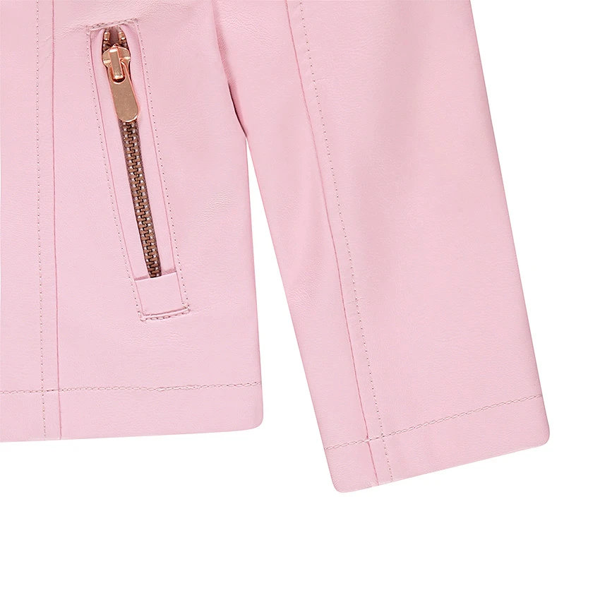 Perfecto En Simili Cuir Rose Avec Poches Zippées 5 Perfecto En Simili Cuir Rose Avec Poches Zippées – Image 5