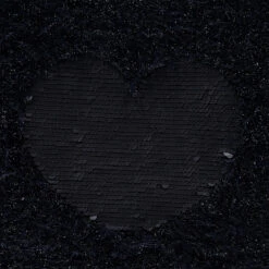 Robe Manches Courtes En Tricot Poil Avec Coeur En Sequins Magiques -Orchestra HFIMOE NOI 3 X