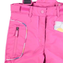 Pantalon De Ski Rose à Bretelles Amovibles Et Poches -Orchestra HFIN6G ROM 5 X