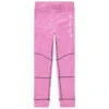 Legging De Ski Rose à Surpiqûres Contrastées