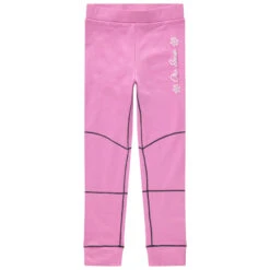Legging De Ski Rose à Surpiqûres Contrastées