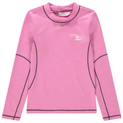 Sous-pull De Ski Rose à Col Cheminée