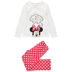 Pyjama En Velours Print Minnie Disney