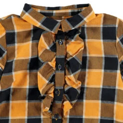 Chemise Manches Longues à Carreaux Volantée -Orchestra HFINEZ JAM 3 X