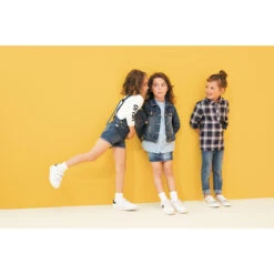 Chemise Rayée à Col Fantaisie Et Papillon En Sequins -Orchestra HFINF6 BLC 16 X