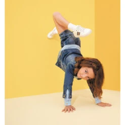 Chemise Rayée à Col Fantaisie Et Papillon En Sequins -Orchestra HFINF6 BLC 17 X