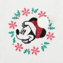 Pull En Tricot Uni Avec Minnie Esprit Noël Disney -Orchestra HFINJ2 ECR 3 X