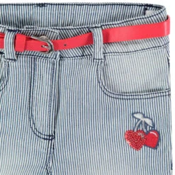 Jean Effet Used à Rayures Et Ceinture Ajustable -Orchestra HFINKY ECR 3 X