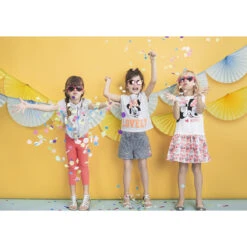 Chemise Manches Courtes à Rayures Et Patchs Mickey Minnie Disney -Orchestra HFINN2 BLA 16 X