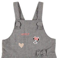 Salopette Courte à Rayures Verticales Détails Minnie Disney -Orchestra HFINN4 GRF 4 X