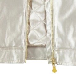 Veste Style Motard Argentée Doublée Satin -Orchestra HFINNE BGC 3 X