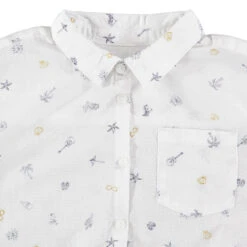 Chemise Asymétrique Imprimée All-over -Orchestra HFINNK BLA 3 X