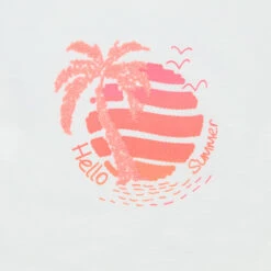 Sweat En Molleton Court Avec Palmier En Sequins Et Soleil -Orchestra HFINNN BLA 3 X