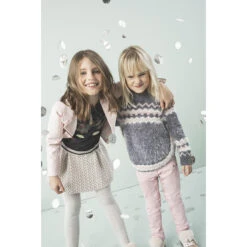 Pantalon Slim Rose Pâle à Ceinture Tressée Amovible -Orchestra HFINNS ROM 15 X