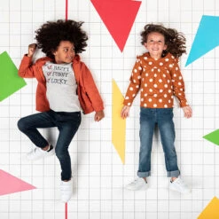 Tunique Manches Longues à Pois Blancs Et Volants -Orchestra HFINR0 MAR 16 X