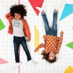 Tunique Manches Longues à Pois Blancs Et Volants -Orchestra HFINR0 MAR 17 X