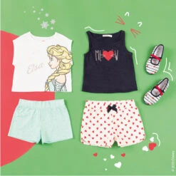 Pyjama En Jersey à Message Pailleté Et Short à Coeurs -Orchestra HFINTA BLF 10 X