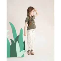 Pantalon Cargo En Twill Avec Poches à Rabat -Orchestra HFINTV ECR 10 X