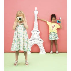 Robe à Fines Bretelles Et Imprimé Tropical All-over -Orchestra HFINVK BLA 16 X