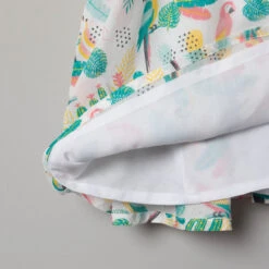 Robe à Fines Bretelles Et Imprimé Tropical All-over -Orchestra HFINVK BLA 4 X