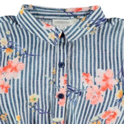 Tunique Manches Courtes à Rayures Et Fleurs -Orchestra HFINWB ECR 3 X