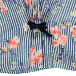 Tunique Manches Courtes à Rayures Et Fleurs -Orchestra HFINWB ECR 4 X