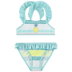 Maillot De Bain Volanté 2 Pièces Print Ananas