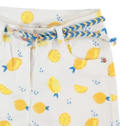 Pantacourt En Twill Imprimé All-over Avec Ceinture En Cordelette -Orchestra HFINXH JAC 3 X