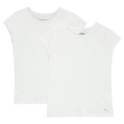 Lot De 2 Maillots De Corps Manches Courtes Unis