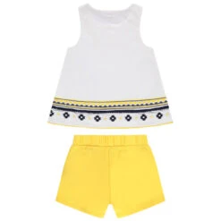 Ensemble Avec Tunique Sans Manches Minnie Disney Et Short Jaune -Orchestra HFINYP BLA 2 X
