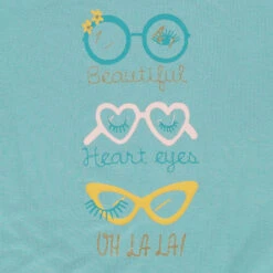 T-shirt Manches Longues Uni Print Lunettes -Orchestra HFIO1X BLC 3 X