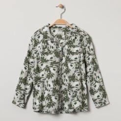 Chemise à Manches Longues En Twill Avec Imprimé Floral