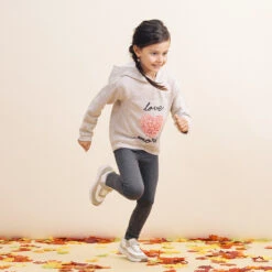 Jogging Bicolore En Molleton Avec Coeur Effet Pétales -Orchestra HFIO4I BGM 15 X