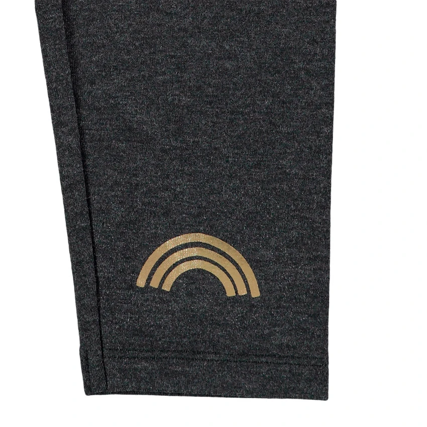 Jogging En Molleton Avec Sweat Motif Arc-en-ciel Et Legging Chiné 4 Jogging En Molleton Avec Sweat Motif Arc-en-ciel Et Legging Chiné – Image 4