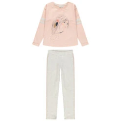 Jogging En Molleton Print Personnage Et Sequins