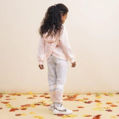 Pantalon De Jogging En Molleton à Bandes Et Inscription Pour Enfant Fille -Orchestra HFIO5S GRM 16 X