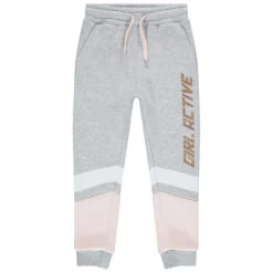 Pantalon De Jogging En Molleton à Bandes Et Inscription Pour Enfant Fille