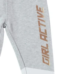 Pantalon De Jogging En Molleton à Bandes Et Inscription Pour Enfant Fille -Orchestra HFIO5S GRM 3 X