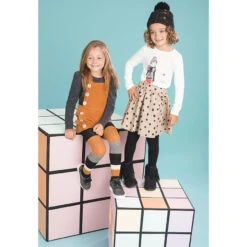 T-shirt Manches Longues Uni Print Personnage -Orchestra HFIO73 ECR 16 X