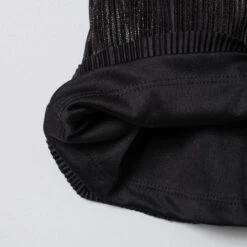 Robe De Fêtes Plissée Irisée à Manches Volantées -Orchestra HFIO7N GRF 4 X