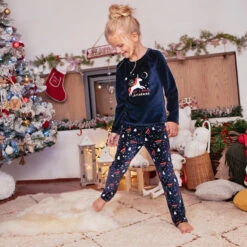 Pyjama De Noël à Licornes Printées -Orchestra HFIO86 BLF 15 X