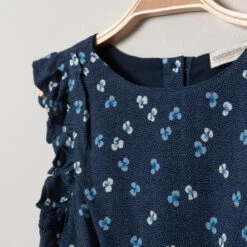 Robe à Manches Courtes Volantées Et Imprimé Floral -Orchestra HFIOB4 BLF 3 X