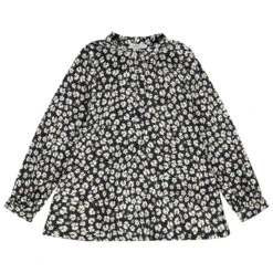 Tunique Manches Longues Imprimée Fleurs All-over