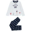 Pyjama En Velours Motif Coeurs