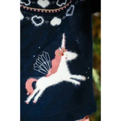 Pull De Noël En Tricot Motif Licorne -Orchestra HFIOGL BLF 16 X