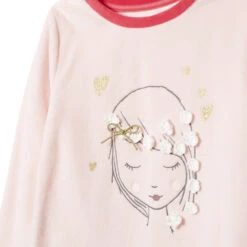 Pyjama En Velours Print Fantaisie Pour Enfant Fille -Orchestra HFIOGO ROF 3 X