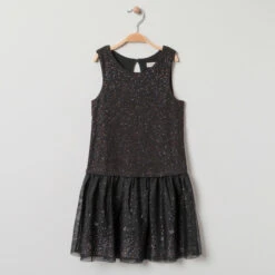 Robe De Cérémonie Sans Manches Pailletée